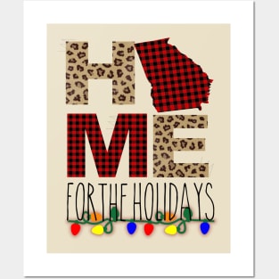 home for holidays Ga state Posters and Art